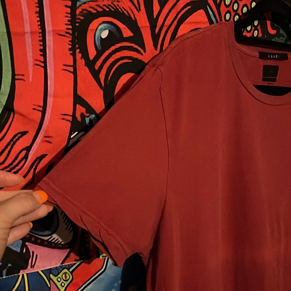 KSUBI Seeing Lines SS Red Tee - Picture 9 of 17